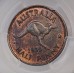 AUSTRALIA 1939 . HALF 1/2 PENNY . ROO . PCGS MS63